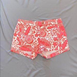 Pink Floral J.Crew Shorts
